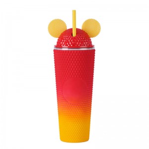 Double Wall Plastic Water Cup High Appearance Level Water Cup Fashion