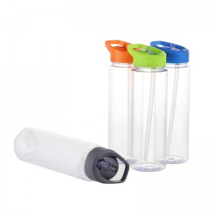 Sport Clear Plastic Water Bottles Wholesale Flip Sippy Cups