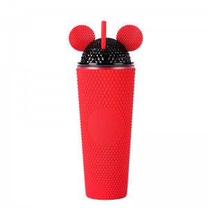 Double Wall Plastic Water Cup High Appearance Level Water Cup Fashion