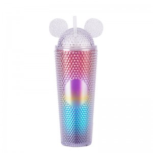 Double Wall Plastic Water Cup High Appearance Level Water Cup Fashion