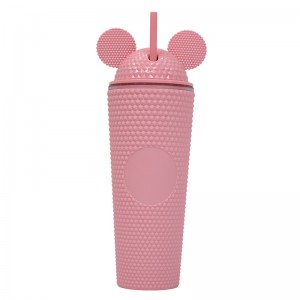 Double Wall Plastic Water Cup High Appearance Level Water Cup Fashion